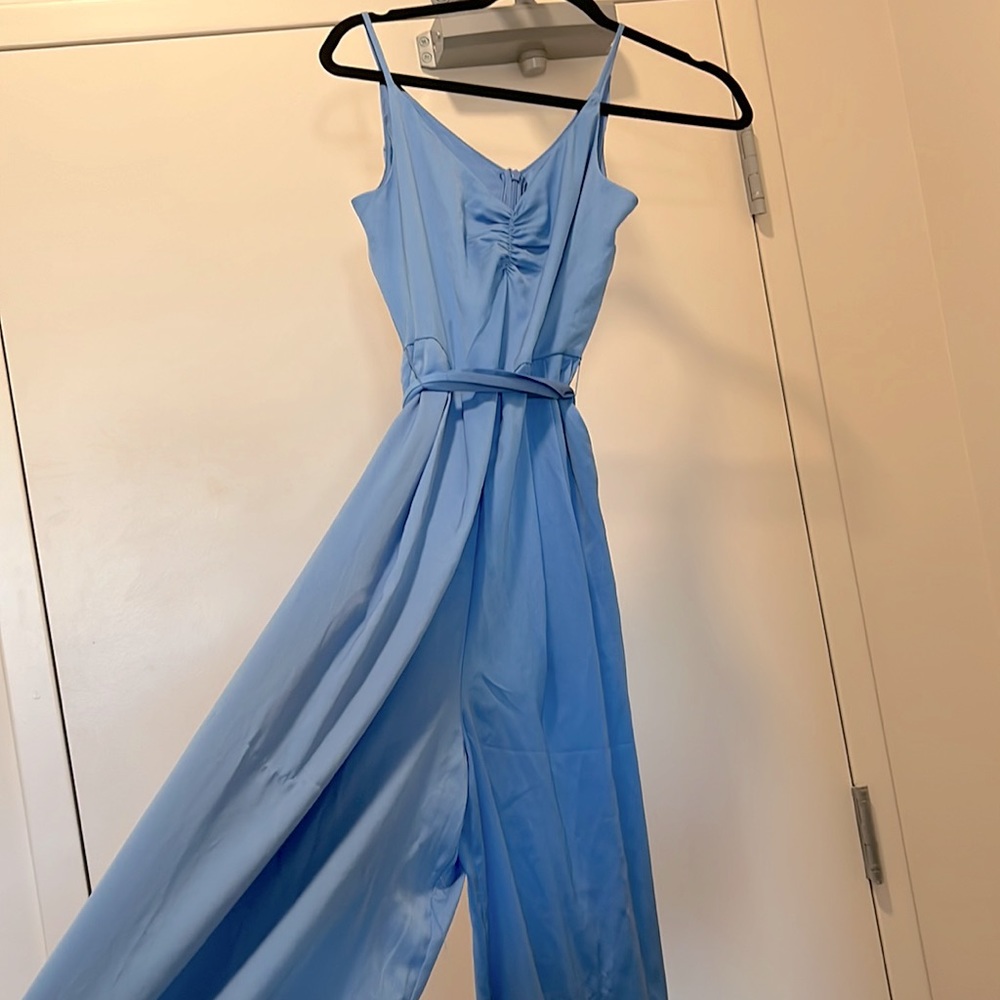 Blue jumpsuit